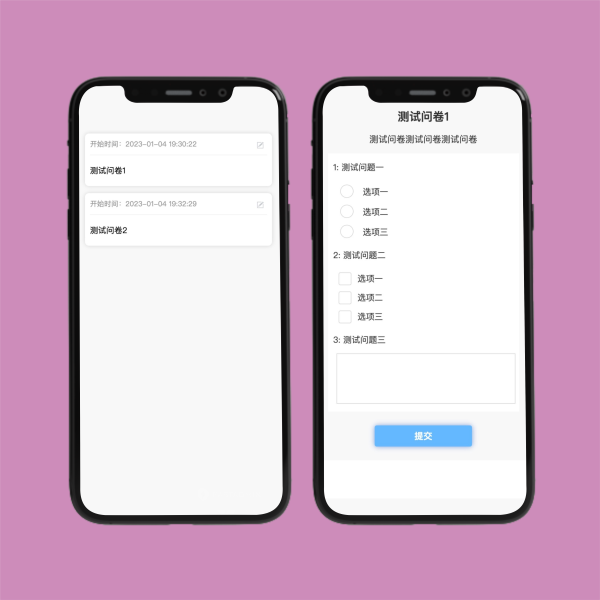 问卷调查小程序